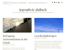 Tablet Screenshot of irgendwiejuedisch.com